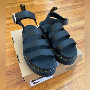 Dr. Martens Blaire Hydro Leather Strap Sandals